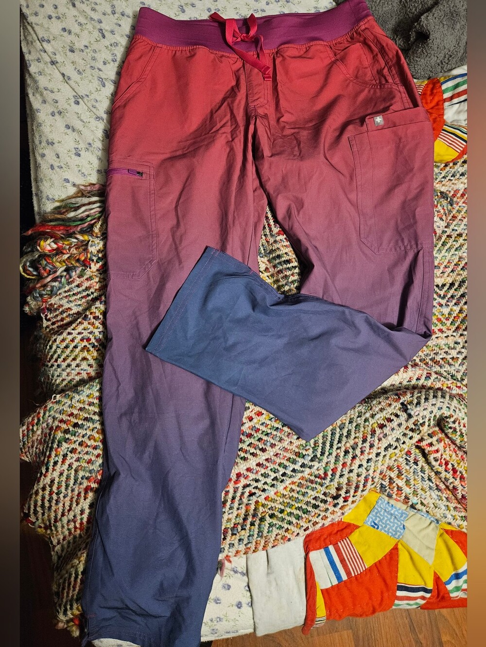Figs YOLA MEDIUM OMBRE HORIZON SCRUB PANTS
